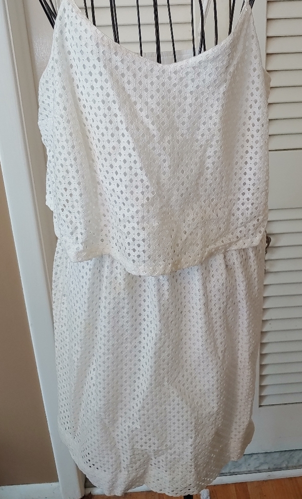 Loft eyelet lace dress size 8P
